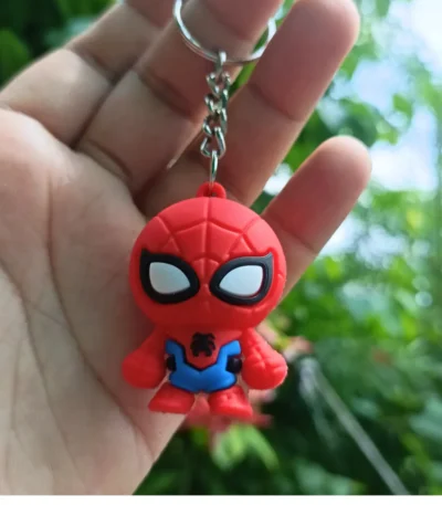 Spiderman Small Keychain featuring a detailed design of the iconic superhero