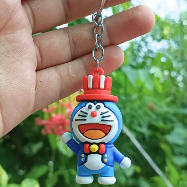 Doraemon 3D Keychain featuring a colorful design of the beloved character