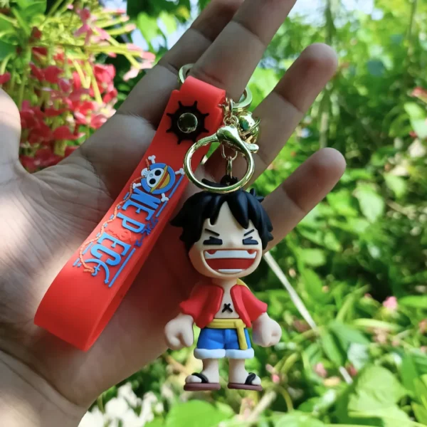 Luffy 3D Keychain featuring a detailed design of the popular character