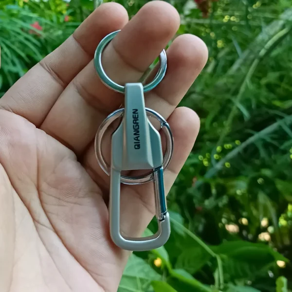 Premium Metal Hook Keychain featuring a sleek and stylish design