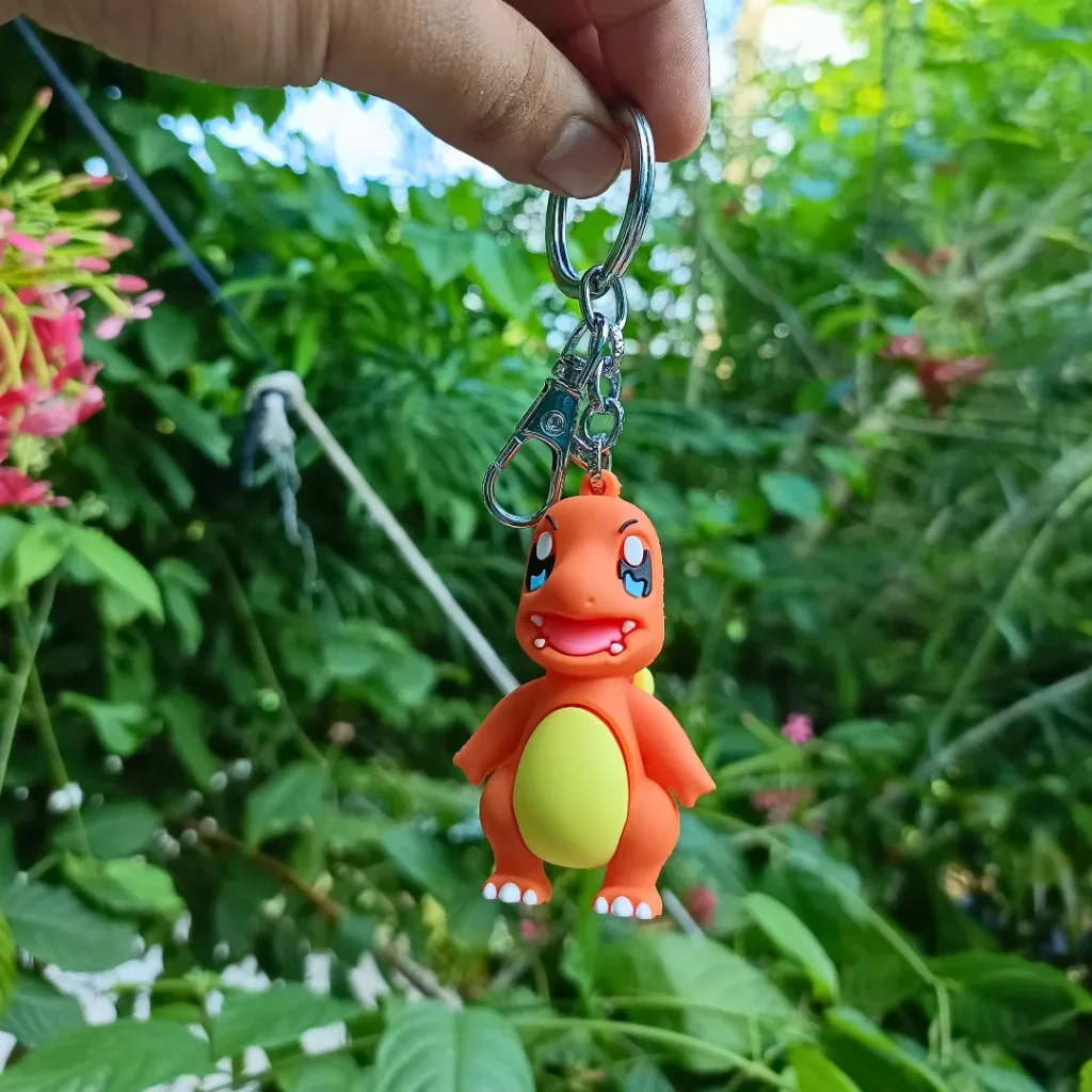 Charmander 3D Keychain featuring a colorful design of the popular character