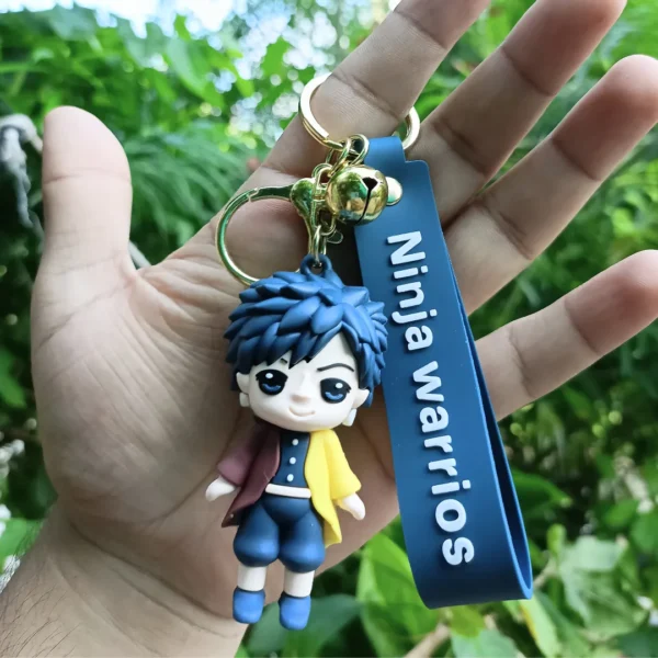 JAINSON MARTIN Ninja 3D Keychain featuring a colorful design of a ninja character