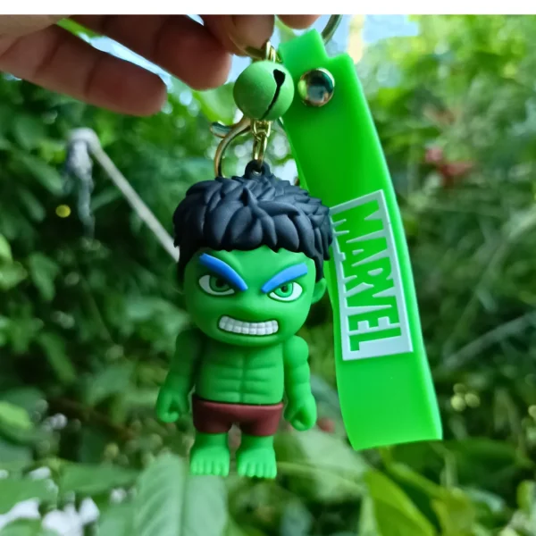 Marvel Avenger 3D The Hulk Keychain featuring a colorful design of the character